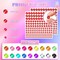 3300 Pcs Self-Adhesive Face Rhinestones Gems Stickers – 4 Sizes of Bling Stick-on Jewels for Hair, Face, Body, Makeup, DIY Crafts, and Card Decorations